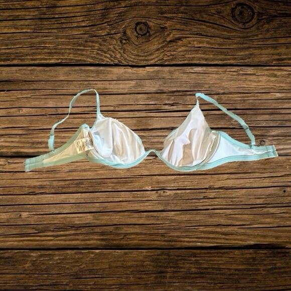 Shade & Shore Light Green Bikini Top Sz. 38D - Picture 3 of 3